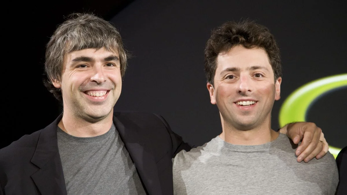 Google Co-Founders Larry Page & Sergey Brin