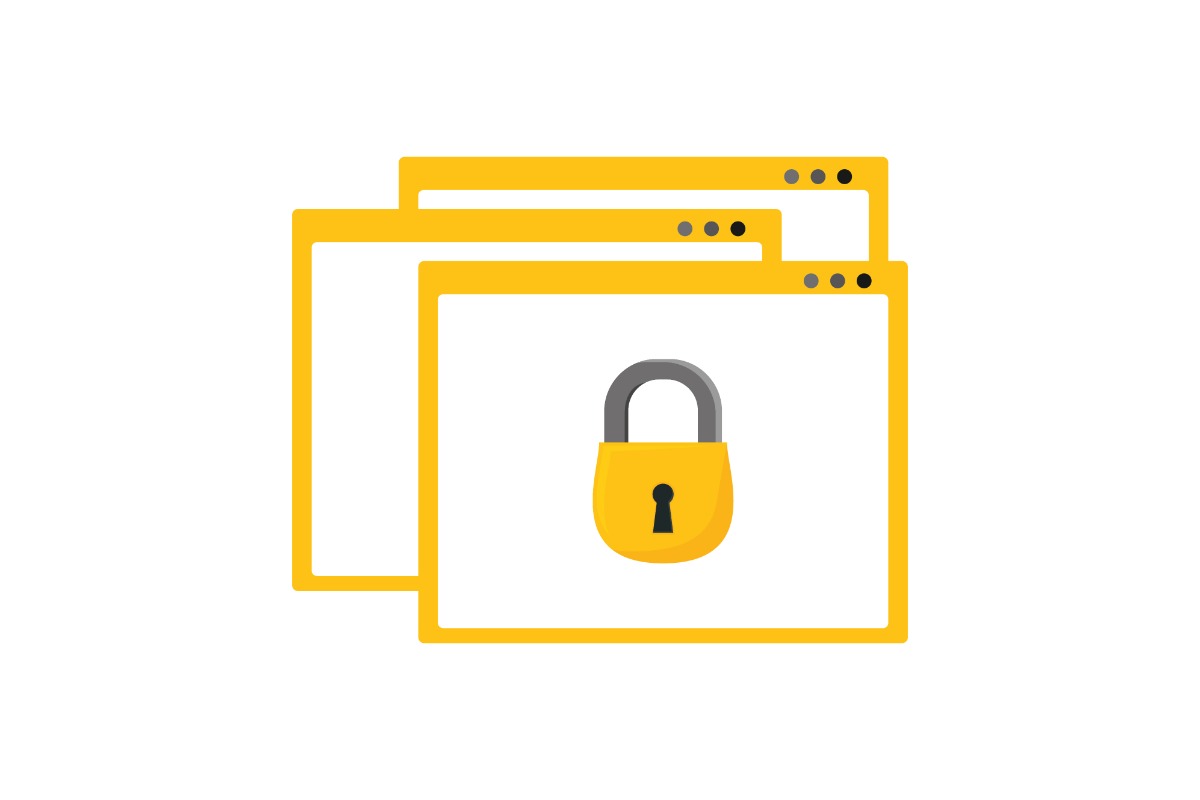 Look for the website SSL certificate padlock