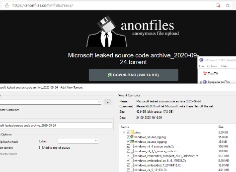 Source code leak link